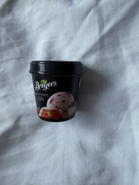 Zuru Mini Brands Breyers Natural Strawberry Ice Cream Miniature Collectible Toy